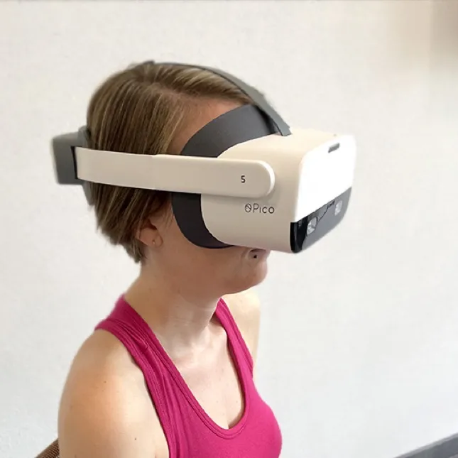 Participant simulation handicap en réalité virtuelle