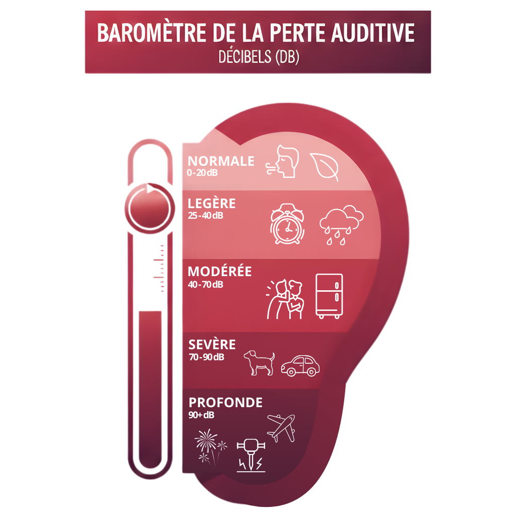 Baromètre de la perte auditive